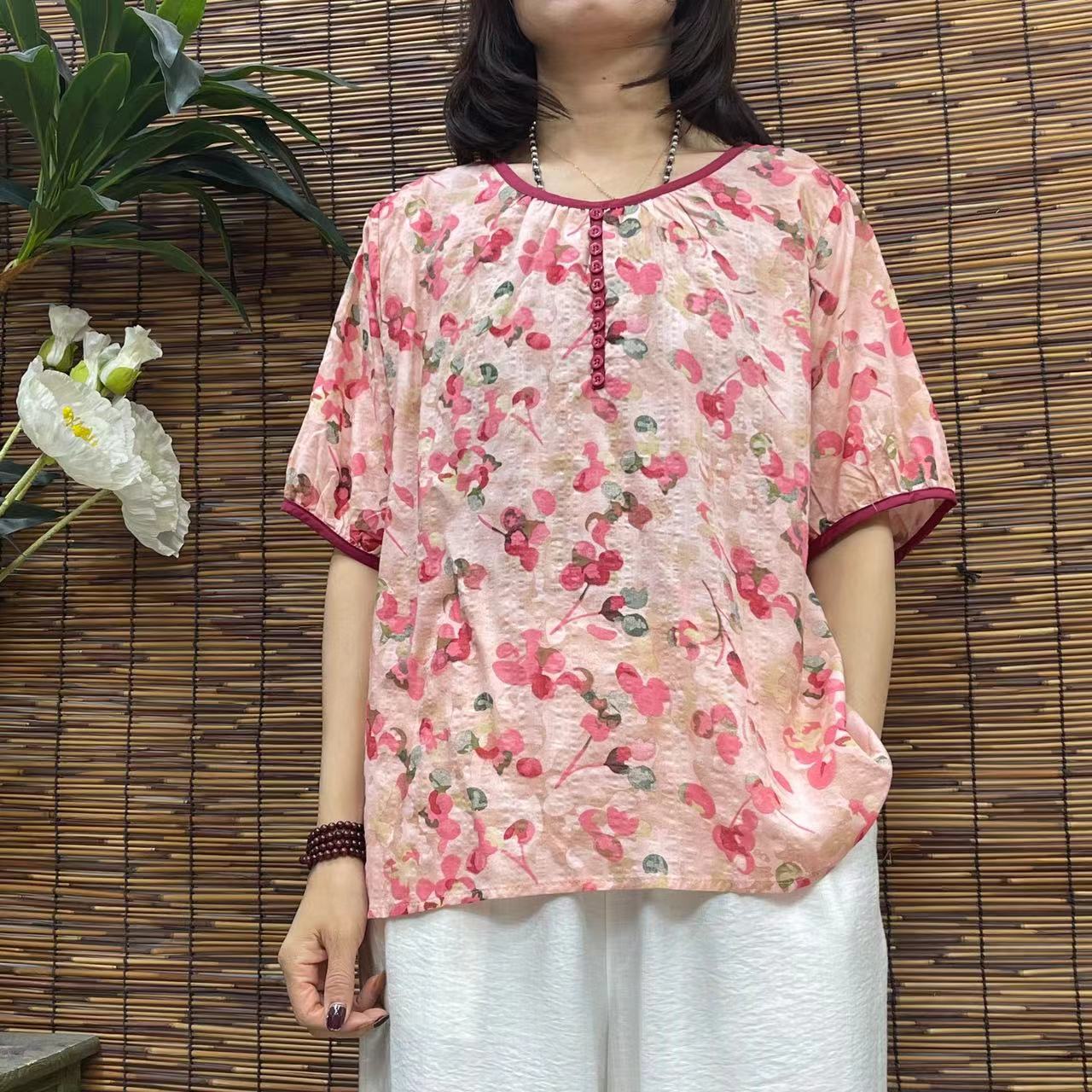 3118新款夏季气质减龄T恤小衫QZ