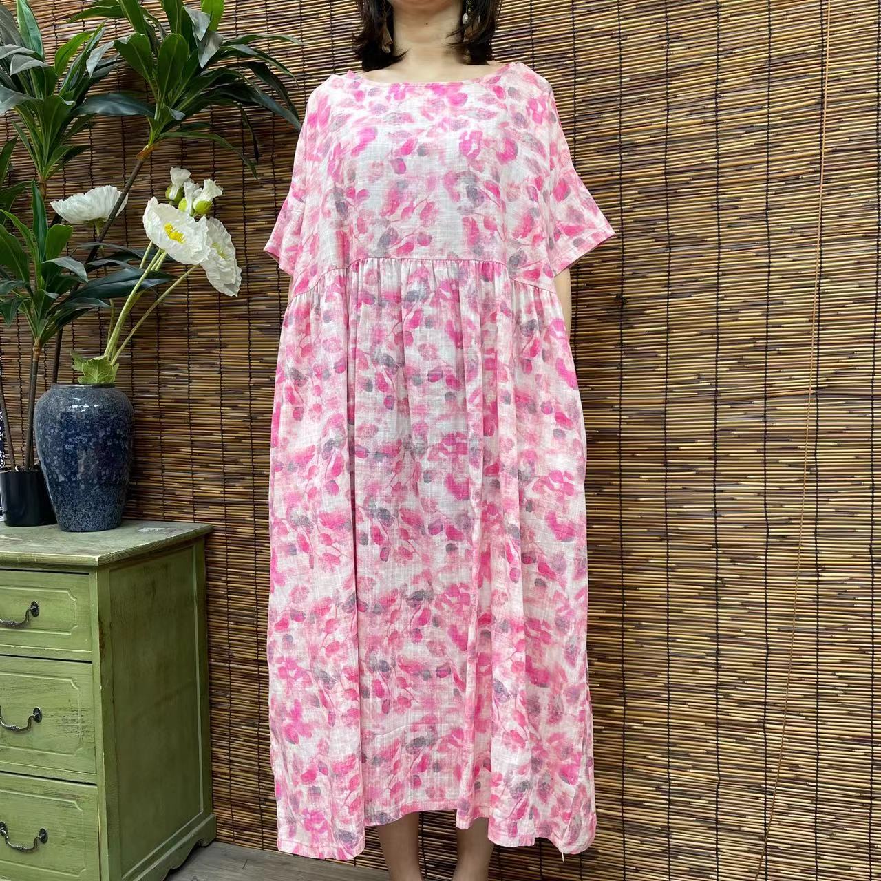 2936新款春夏遮肉显瘦洋气减龄连衣裙QZ