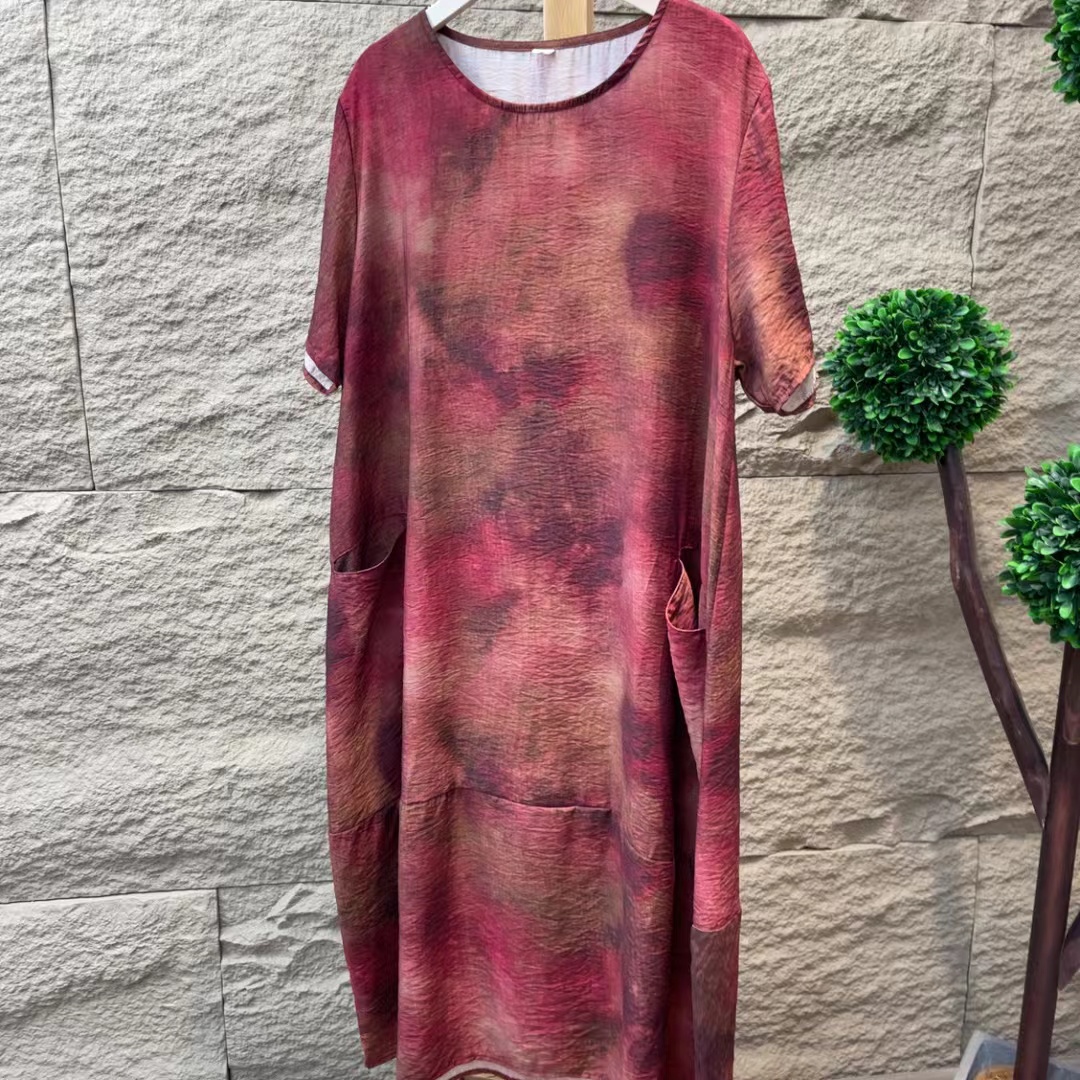 4306新款夏季洋气减龄气质连衣裙QZ