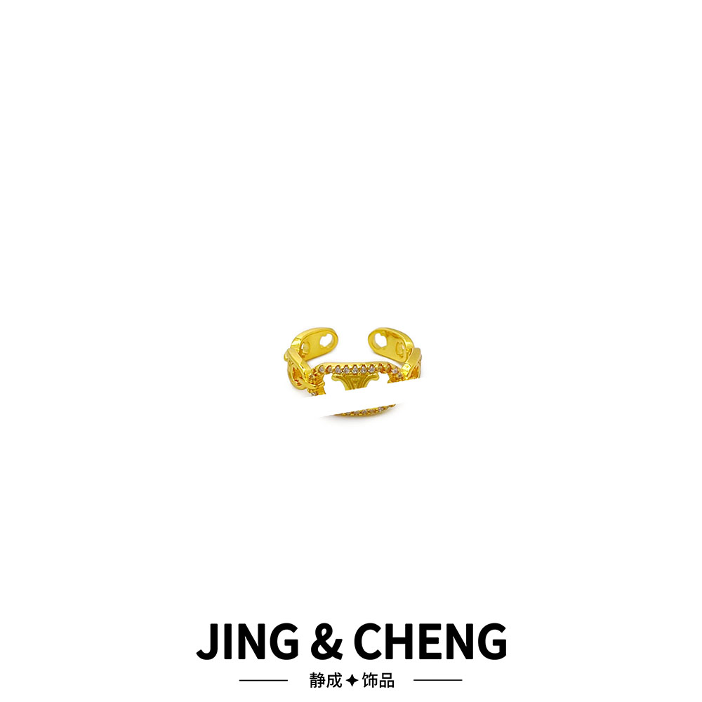 ✦猪鼻子凯开口戒✦JCF40轻奢时尚气质戒指