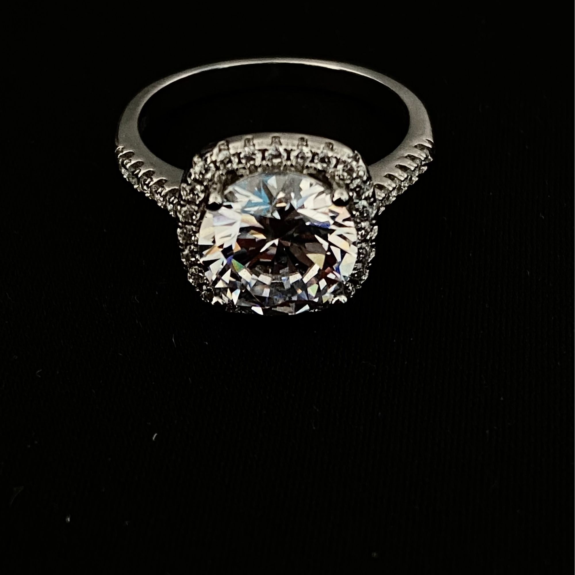 非金属戒指 戒指 戒指 戒指南非天使之恋微镶方包3ct 1149