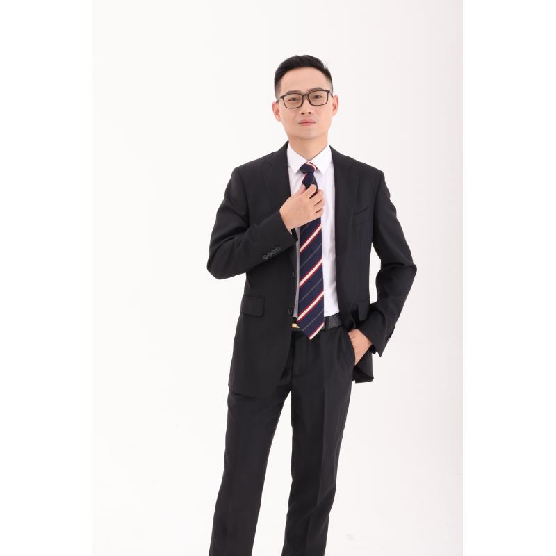 50%羊毛套装高端大气男西装高级质感修身款纯色西服休闲男士职业