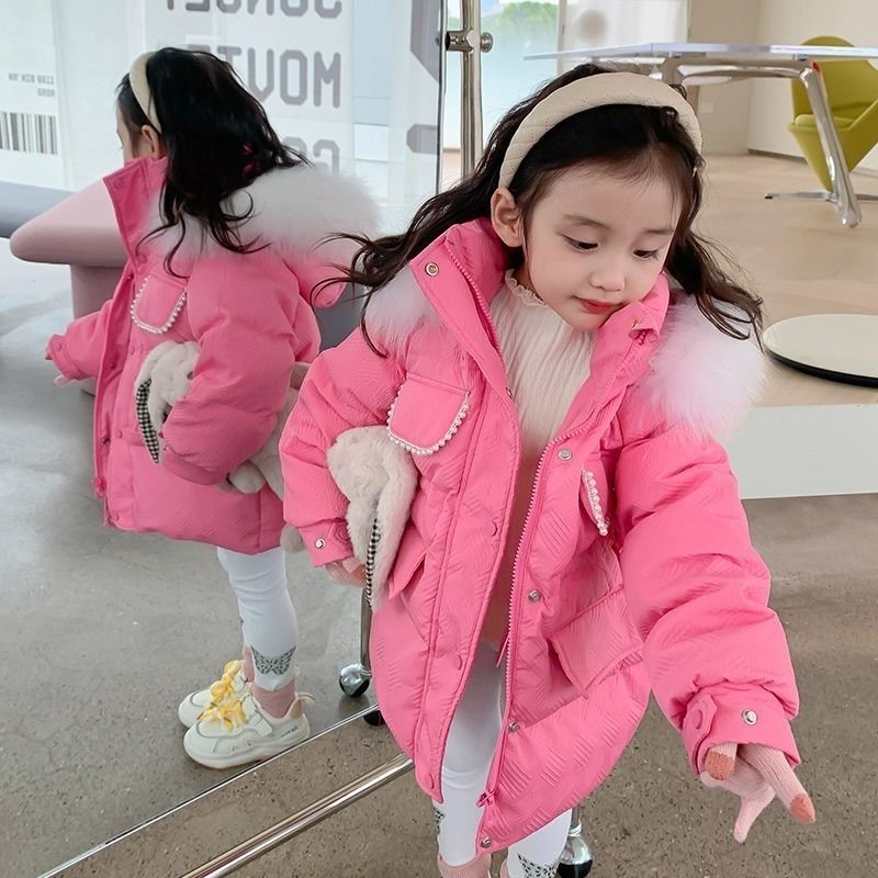 雪中飞女童羽绒服2023冬季新款中大儿童加厚冬装小女孩超洋气公主