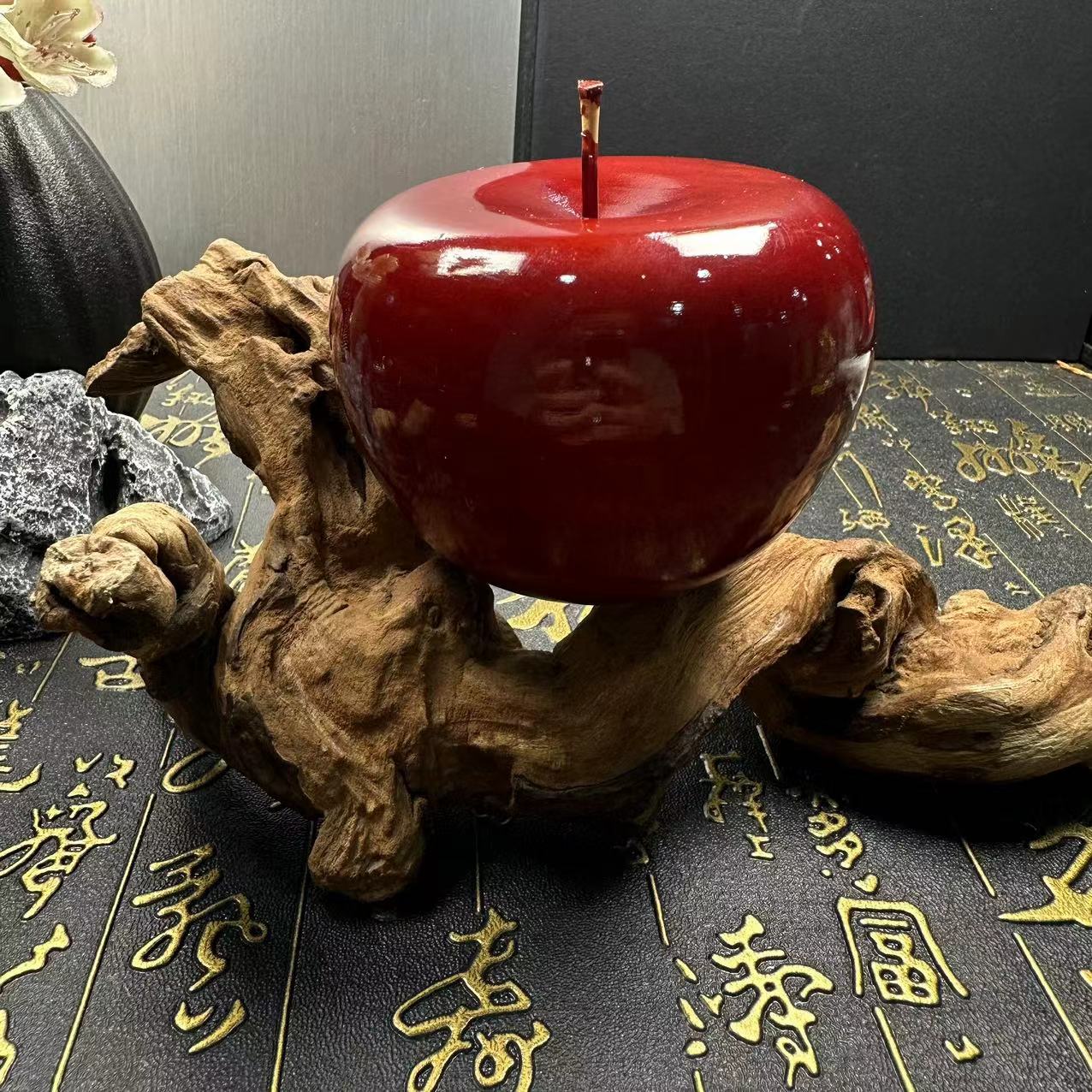 楠木/苹果摆件