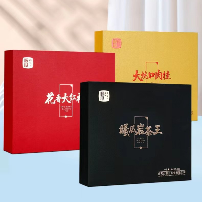 XIGUA/曦瓜【阿闽】大坑口 武夷岩茶王 花香大红袍 各1盒武夷山岩茶