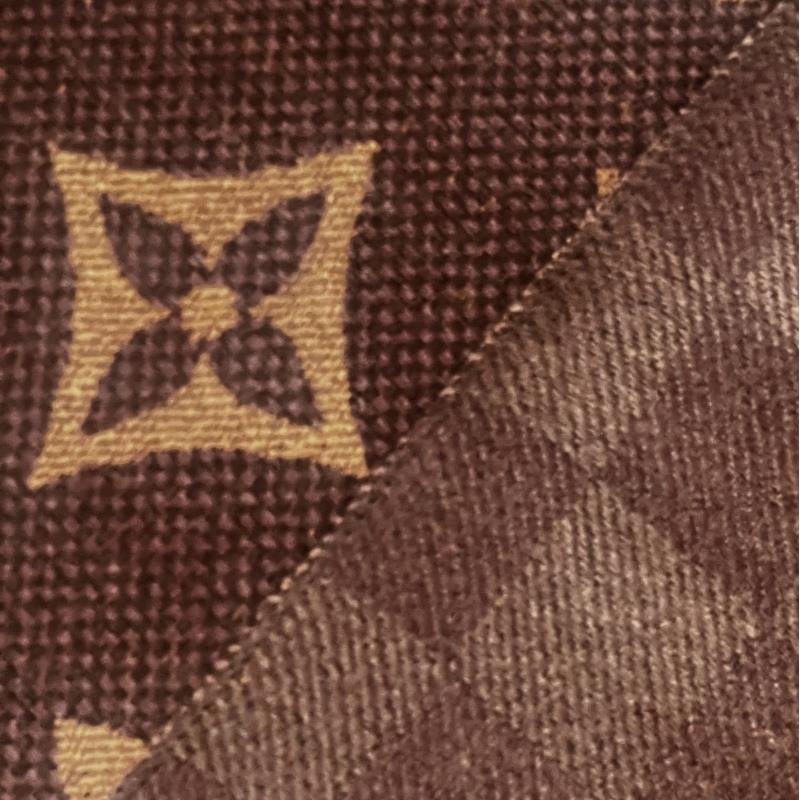 GOYN手工真皮女高级 围巾  10361  棕咖花