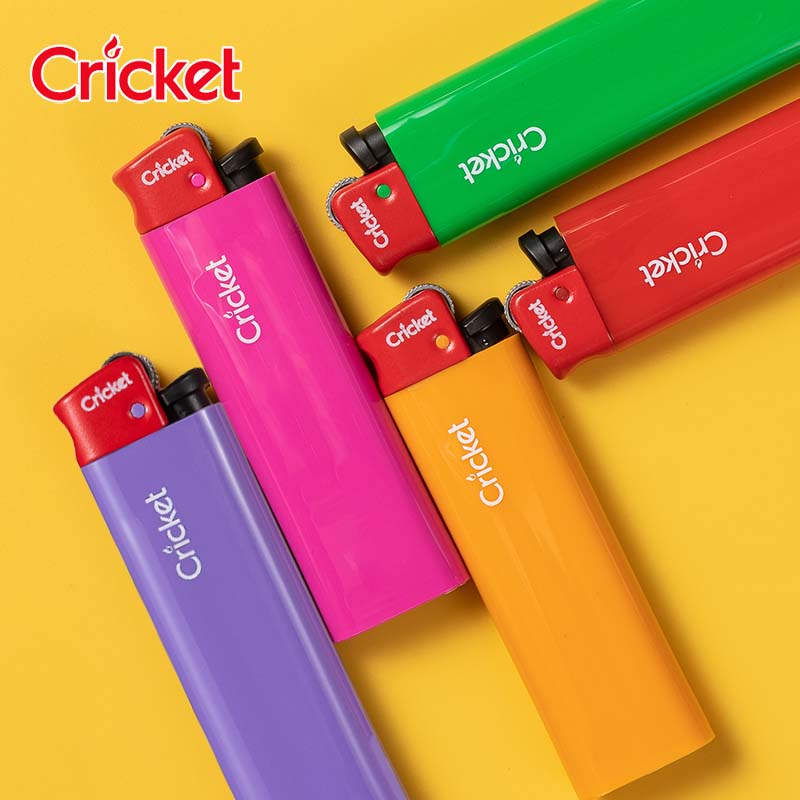 cricket原装进口草蜢一次性防爆砂轮打火机新款高档广告定制印字