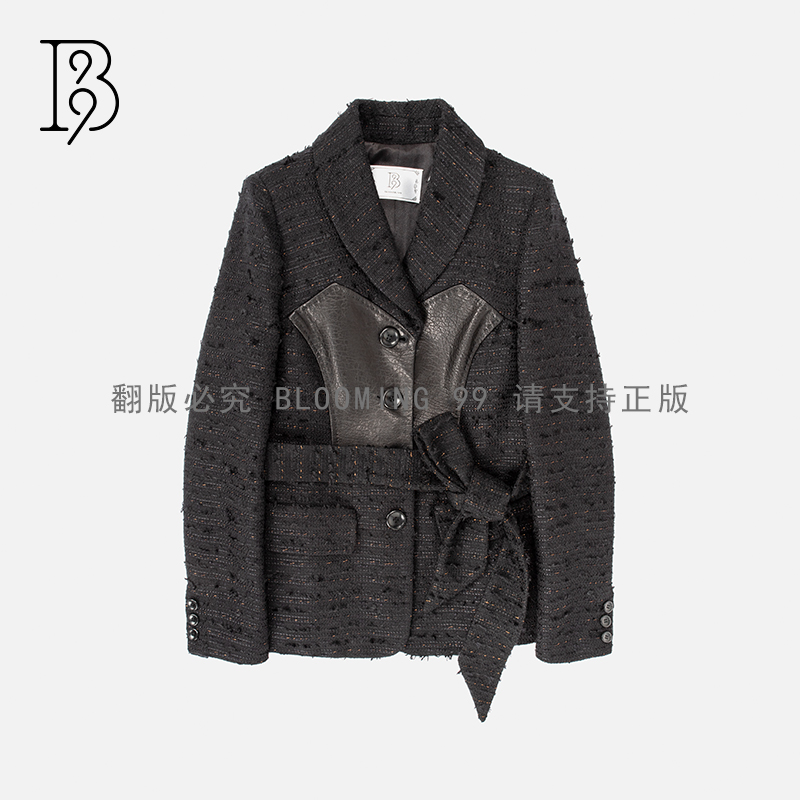 【B99官方旗舰店】秋冬气质小香风女装夹克外套 FGWSJA00299-1
