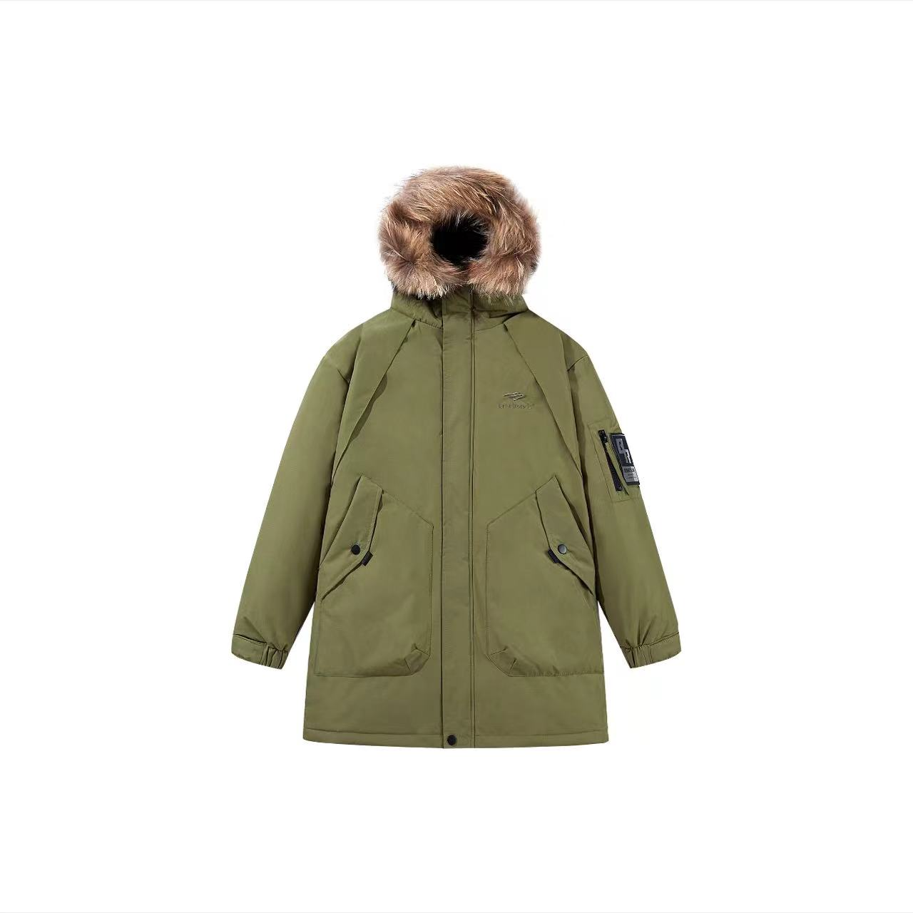 BR正品户外休闲防风保暖男女同款棉服233289(不带毛领）