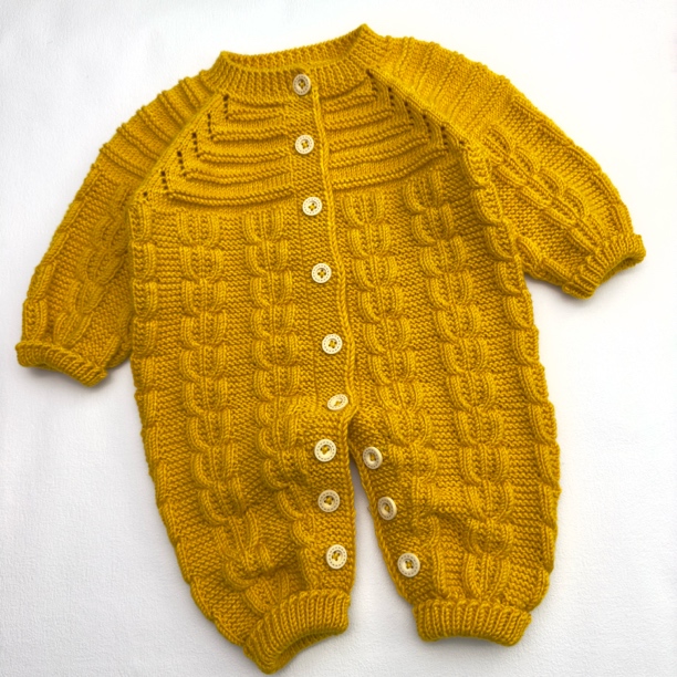 《立冬》婴幼儿连体衣爬爬服DIY编织材料包赠送视频教程满月送礼
