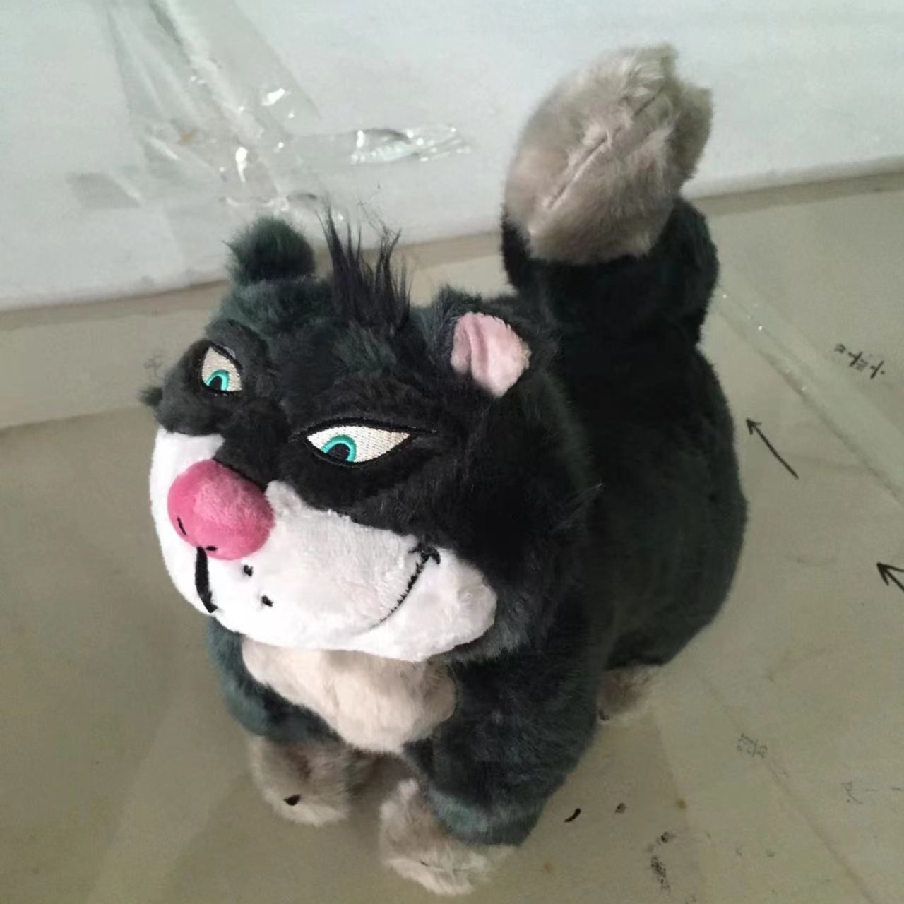 晴晴家路西法公仔站立坏猫毛绒玩具公仔玩具生日礼物安抚玩偶女高