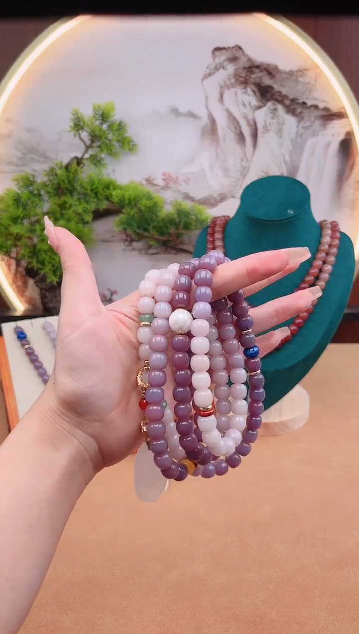【闪购商品】菩提根/象牙果手串海里云垂108项链+赠品盘玩袋