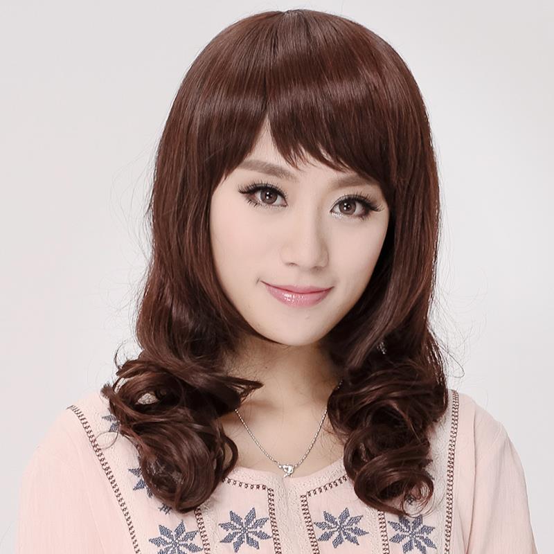 假发女长卷发真发中老年妈妈长发假头发仿真减龄夏化疗光头全头套