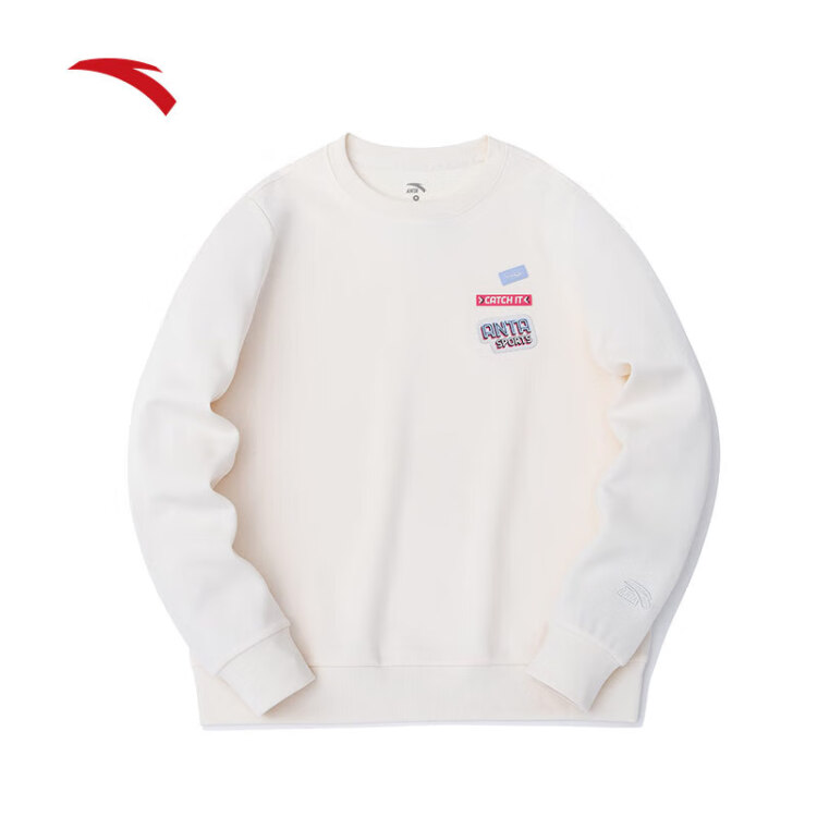 安踏KM女款卫衣2023夏季宽松时尚飞盘联盟休闲运动上衣162318714