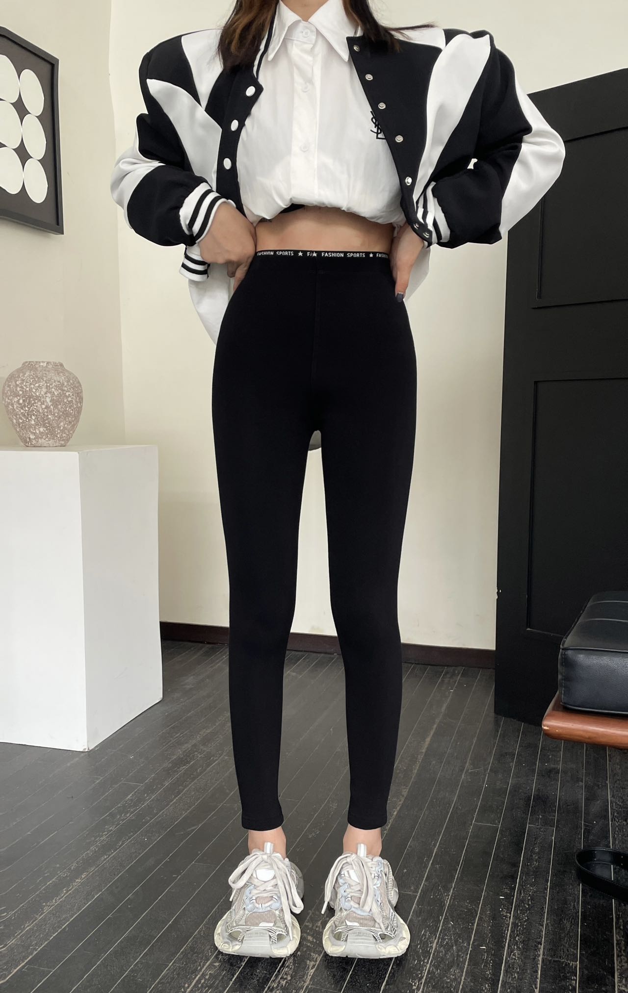 【淘e淘丫】350-500k弹力紧身显瘦修身高弹云朵蛋白Q弹裤