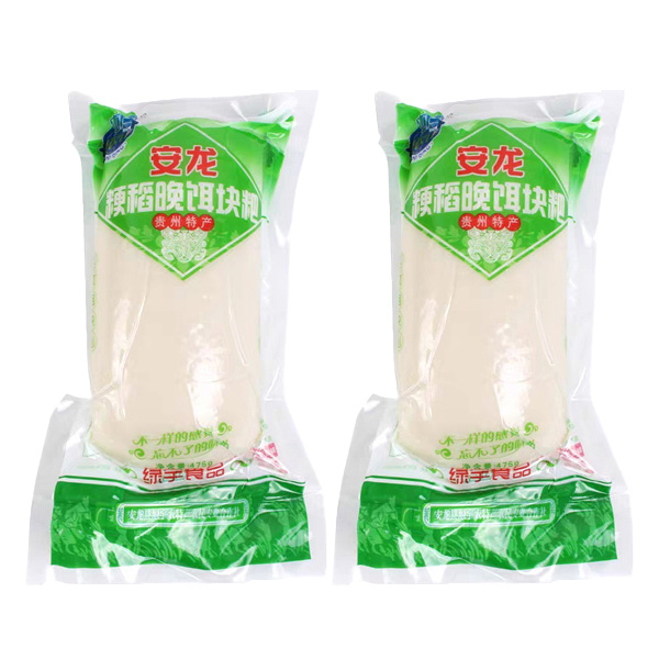 贵州兴义特产安龙粳稻晚饵块粑（年糕）475g/袋*2个（福袋品）