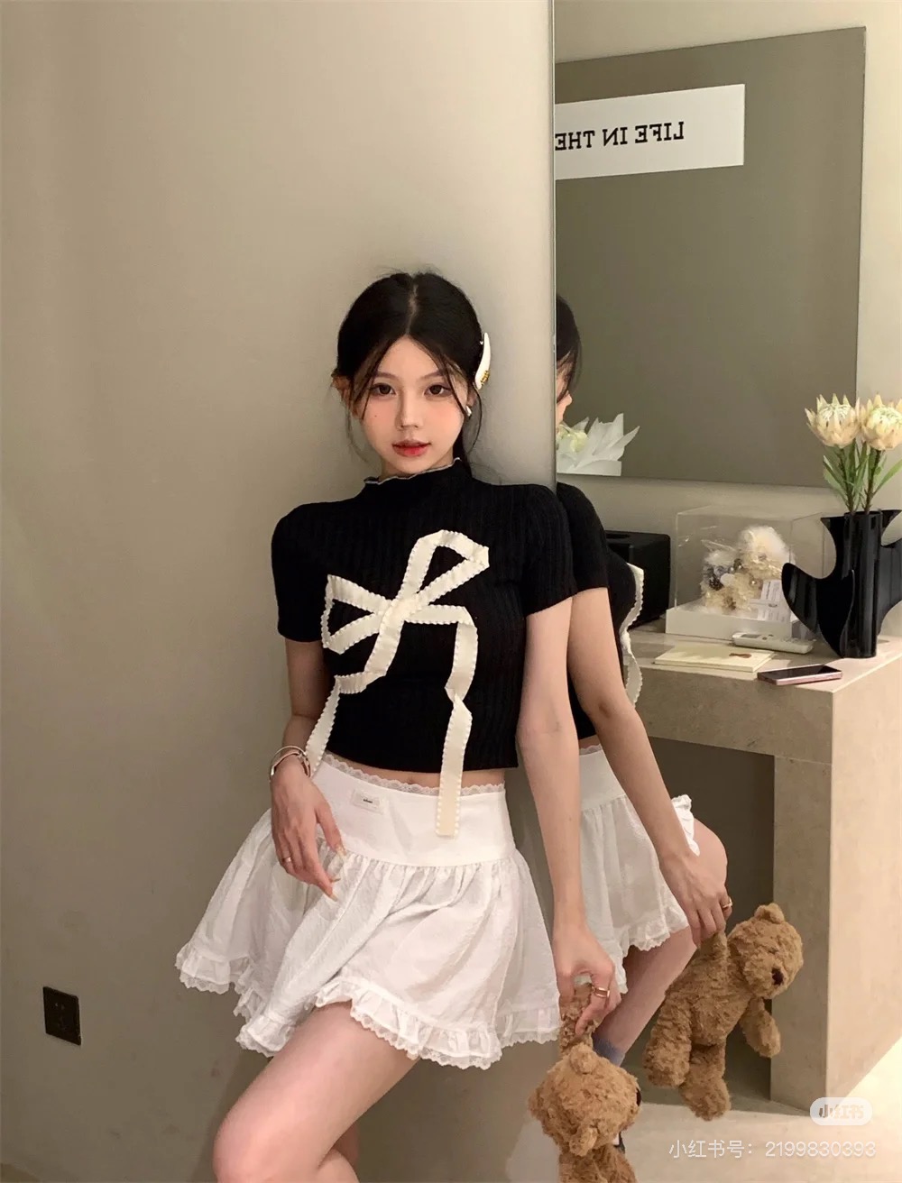 【105-139】甜美奈斯男女款潮牌上衣