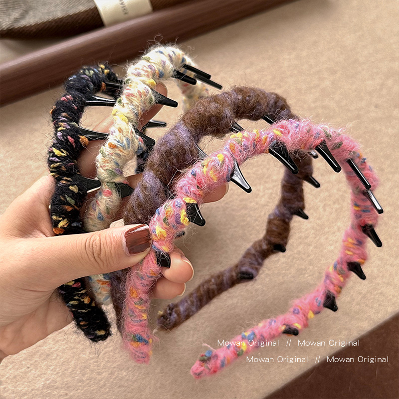 早秋波浪发箍女款高颅顶2025新款洗脸头箍洋气时尚发卡头饰发饰