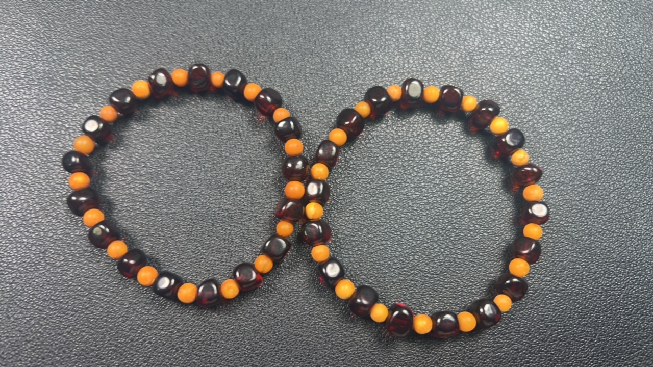 血珀随形手串/多样性发其一