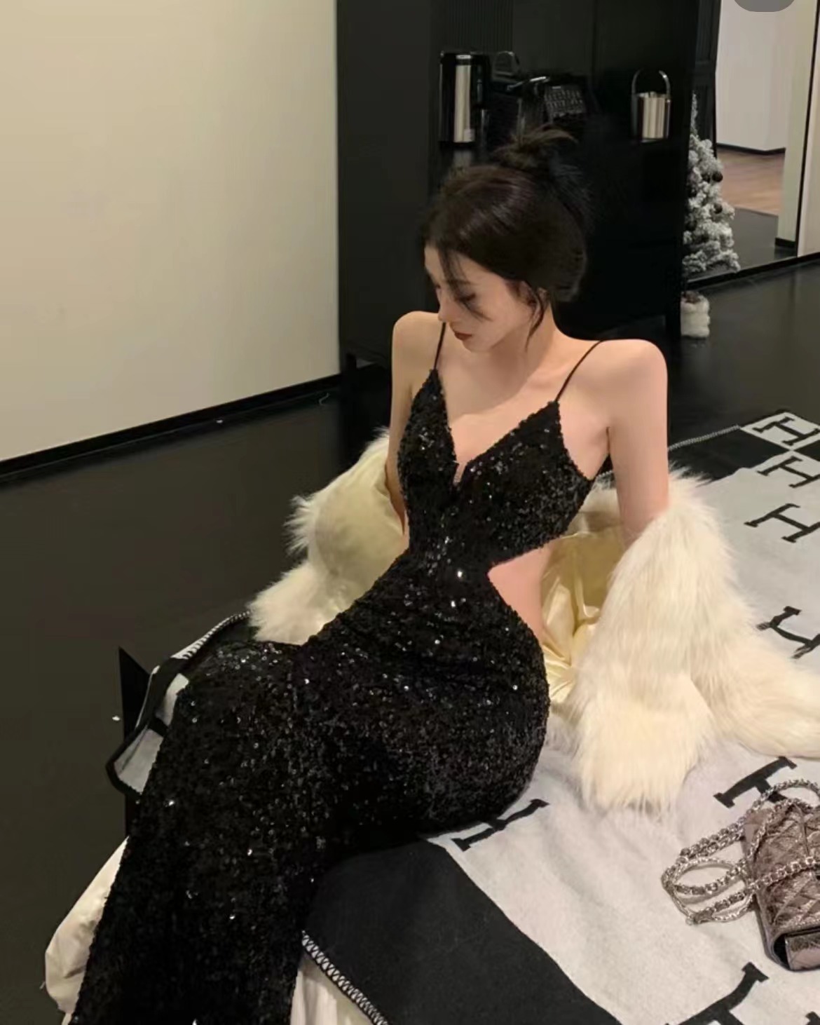 欧美时尚辣妹气质法式上衣外套裤子连衣裙【以直播间过款为准】