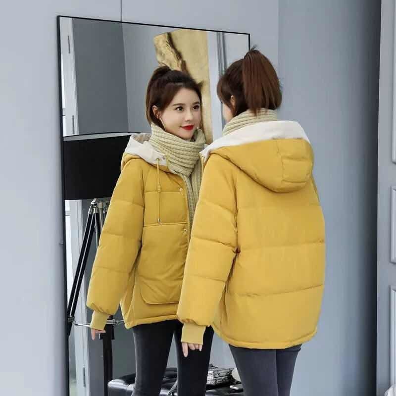羽绒服女短款冬季20233新款韩版ins面包服棉袄宽松加厚棉衣