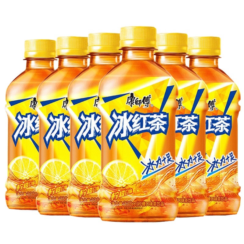 康师傅冰红茶330ml【6瓶】饮料饮品过年
