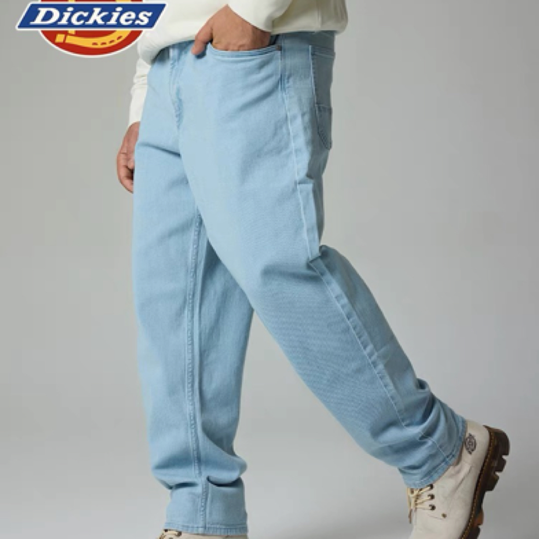 Dickies男牛仔裤时尚丹宁面料牛仔裤灯笼裤直筒春季