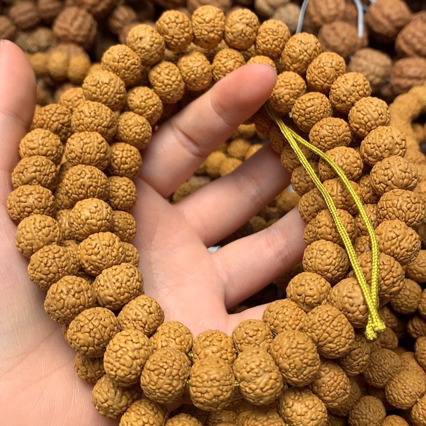 原桩龙鳞小金刚108颗11mm金刚菩提手串大草莓龙鳞纹稀有爆肉