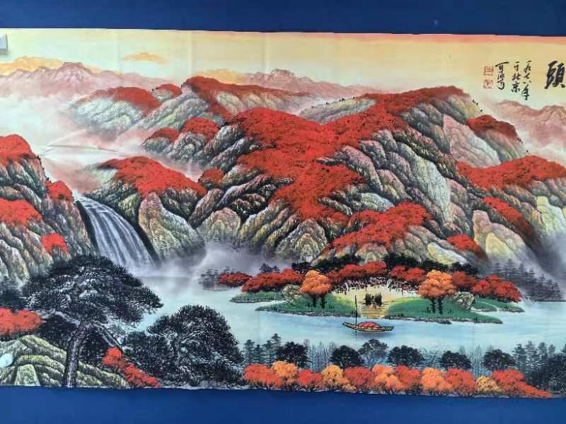 古轩斋-字画绘画国画书法-墨透纸背精品宣纸万山红遍