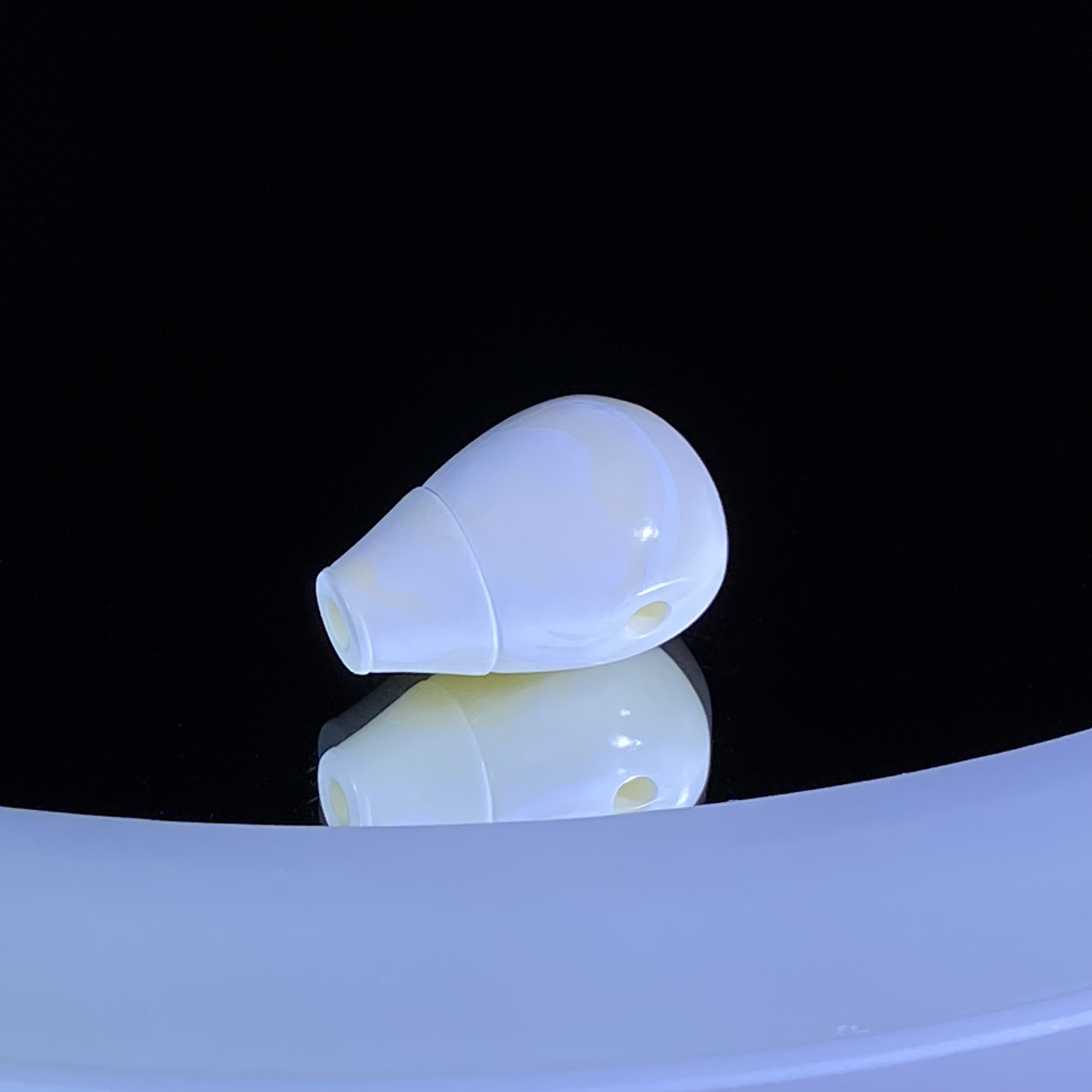 10.3尺寸 金漆白精工蜜蜡三通 全品金白提色 适合配567长串108