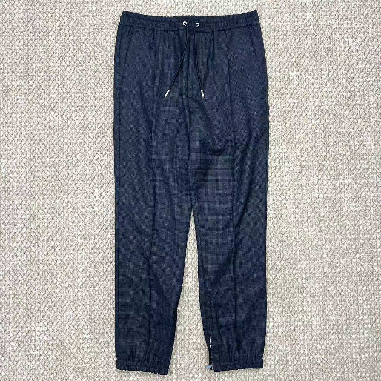 未使用 DIOR/迪奥 新款暗纹抽绳休闲慢跑裤