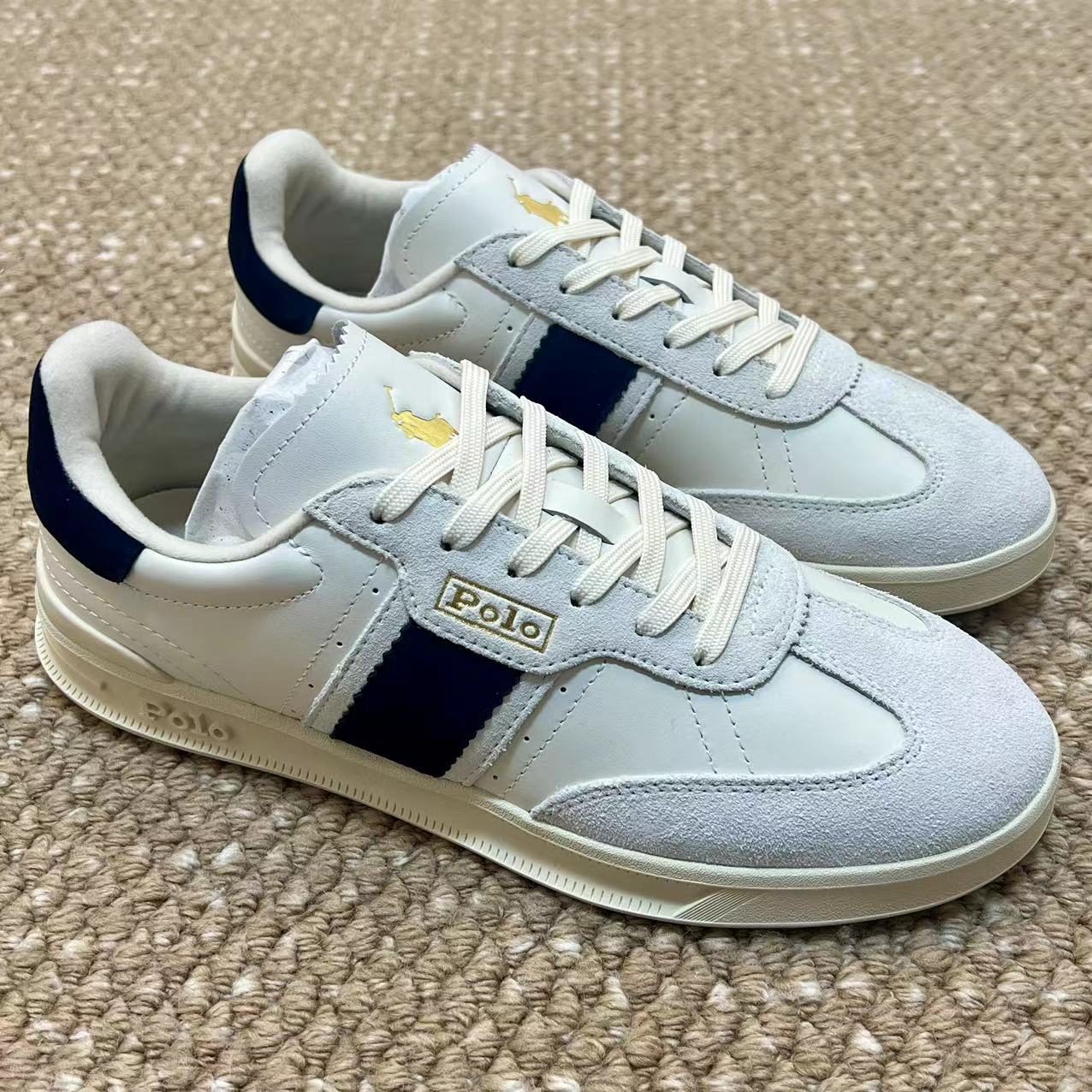 未使用 Ralph Lauren/拉夫劳伦 新款经典休闲运动板鞋