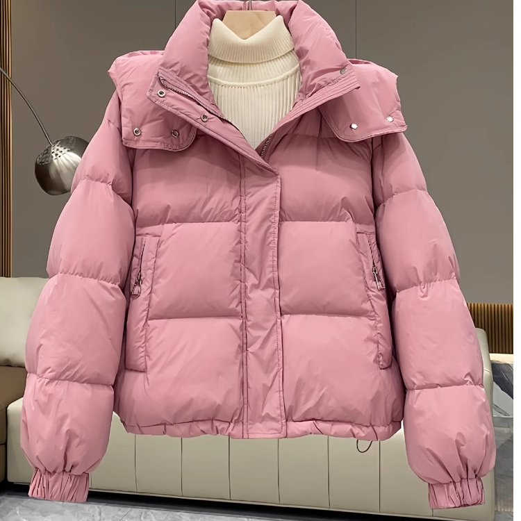 oversize面包服短款连帽棉衣棉服女2025年新款潮秋冬季外套厚棉袄