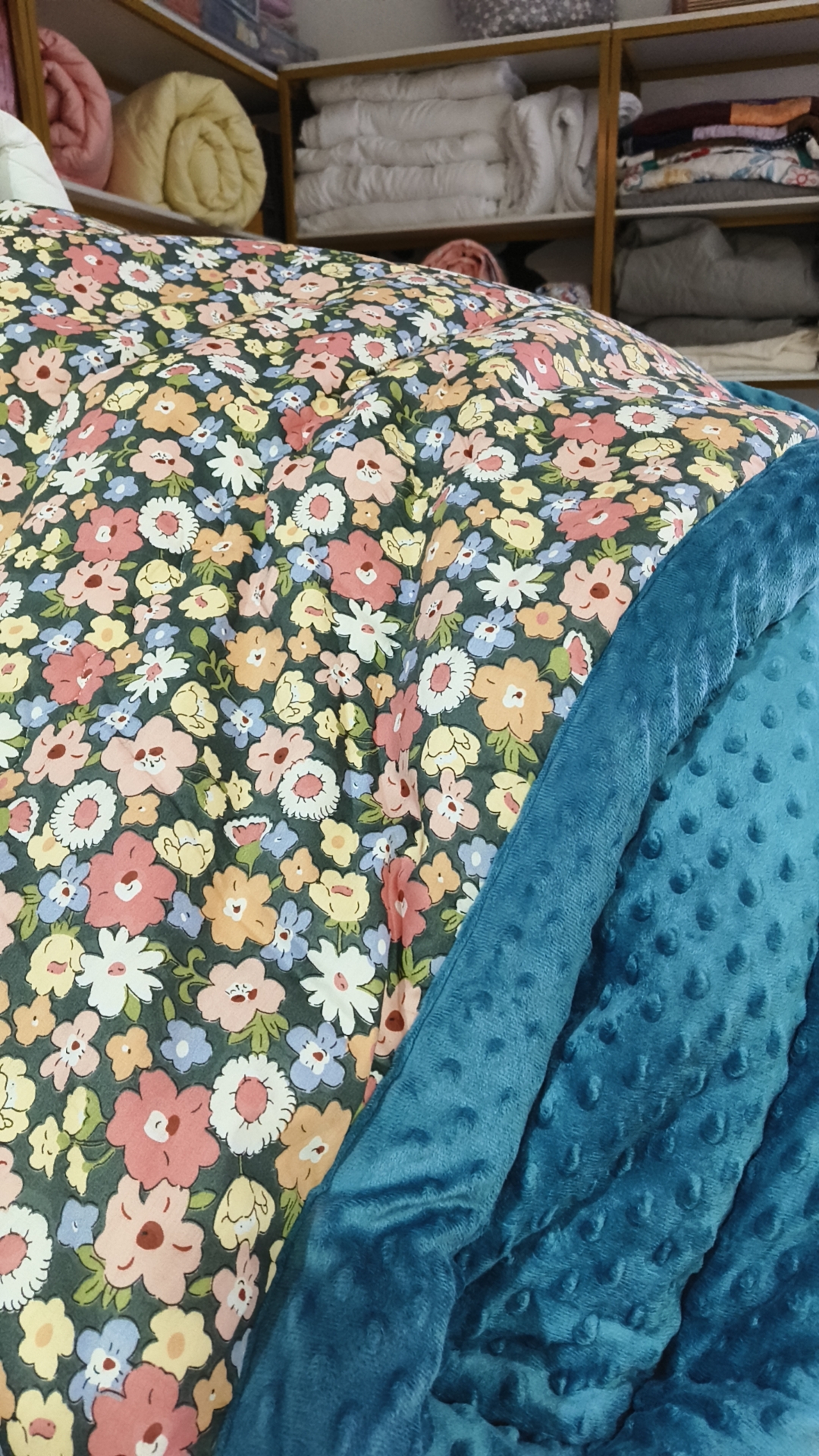 纯棉双人大豆绒大豆被