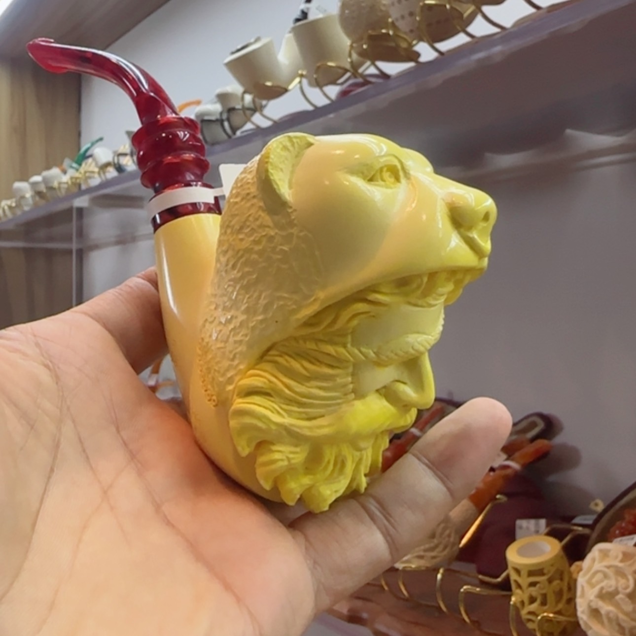 【闪购商品】海泡石砖雕爱****熊