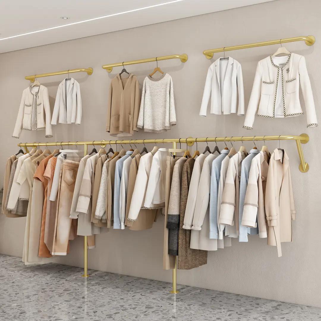 衣服展示架服装展示架童装衣架服装服装店上墙童装衣架货架挂衣架