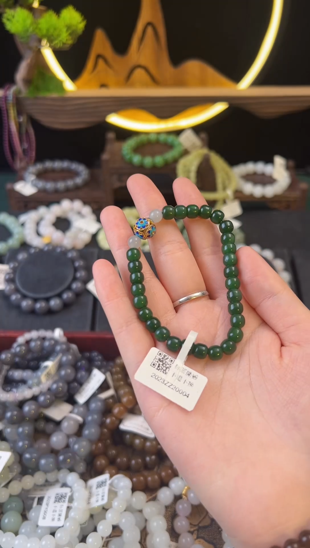 【闪购商品】和田玉手串未镶嵌碧玉