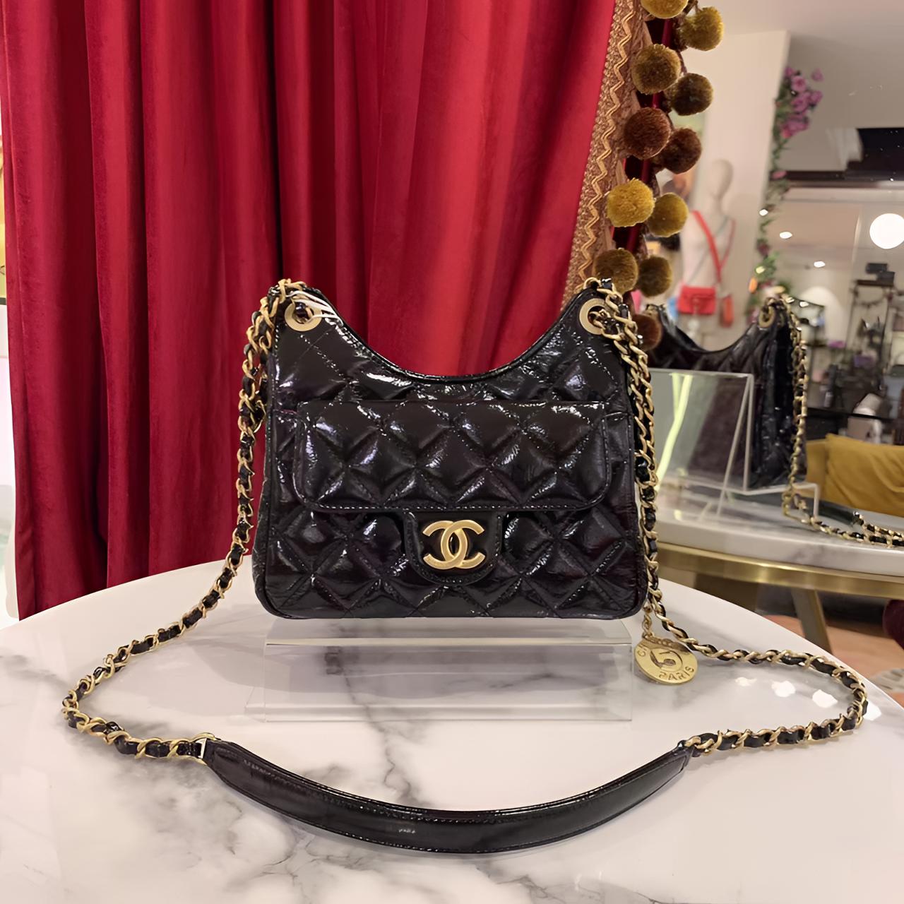 95新 Chanel/香奈儿 GGS丨23c小号天猫精灵黑金油蜡/52899668