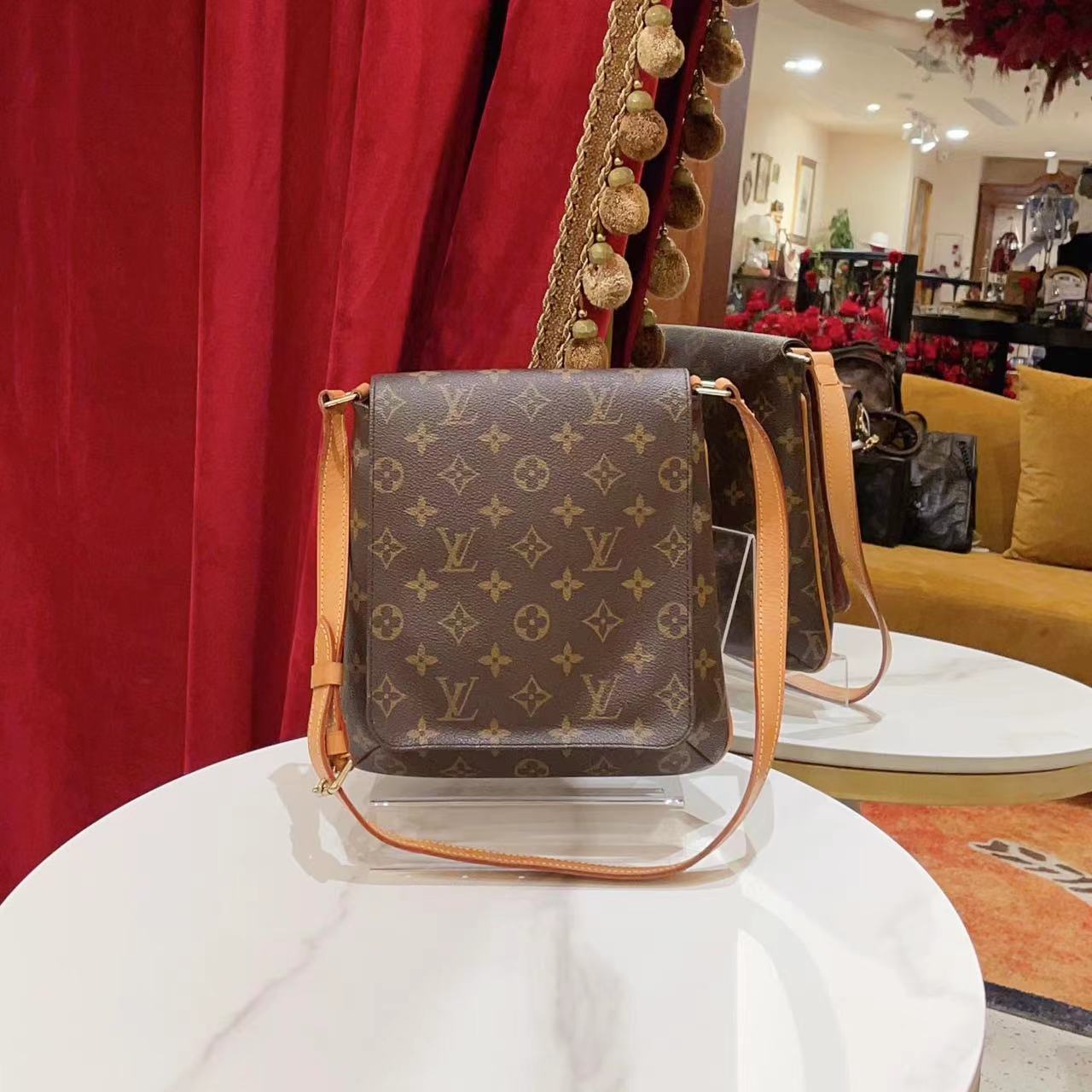 95新 LouisVuitton/路易威登 GGS丨竖版王菲老花斜挎包 11761142