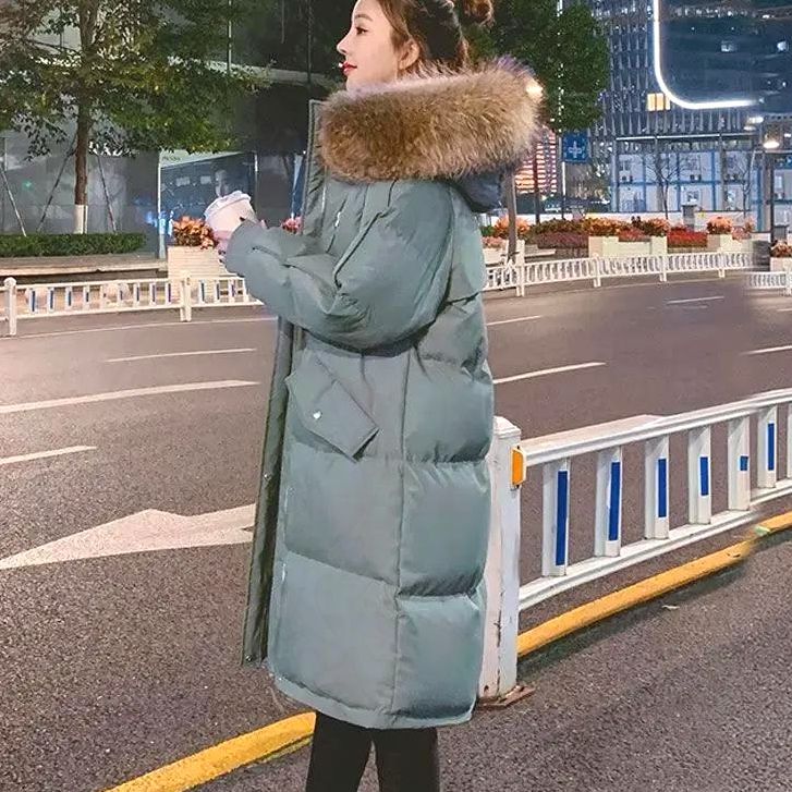 加厚新款大码羽绒棉服羽绒棉服爆款女冬23年秋冬韩版时尚中长款