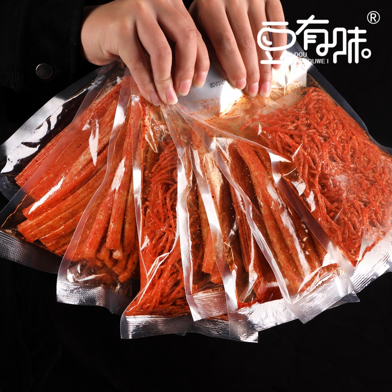 豆有味125g网红辣条组合辣丝小卖部解馋零食礼包湖南特产休闲食品