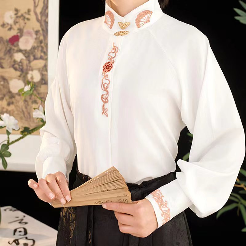 上衣合集宋制刺绣飞机袖对襟交领汉服大合集日常中国风汉元素长袖