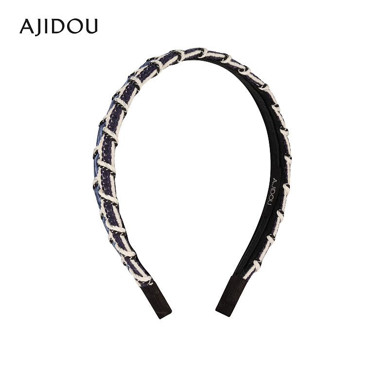 AJIDOU阿吉豆简约休闲时尚编织发箍