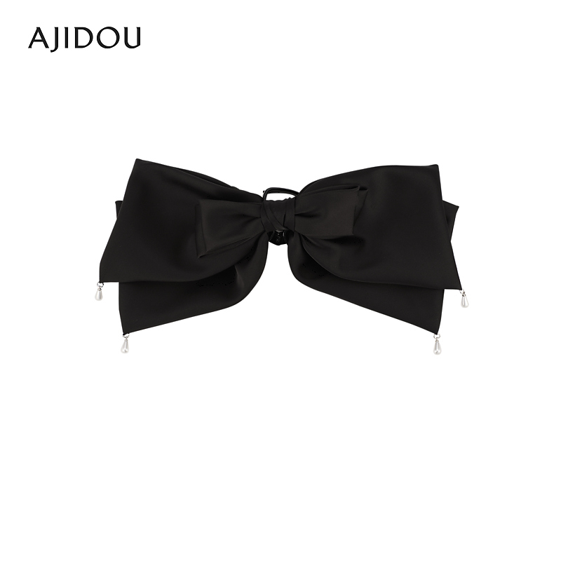 .AJIDOU阿吉豆甜美俏皮蝴蝶结抓夹【XH】