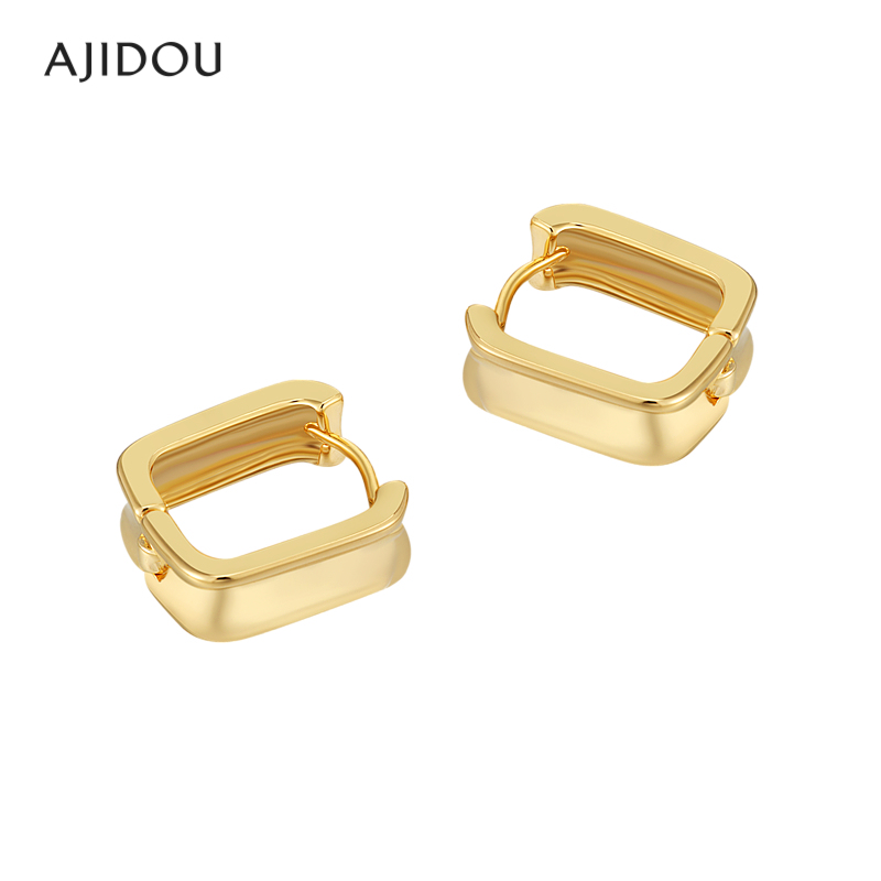AJIDOU阿吉豆小巧欧美风时尚几何耳环