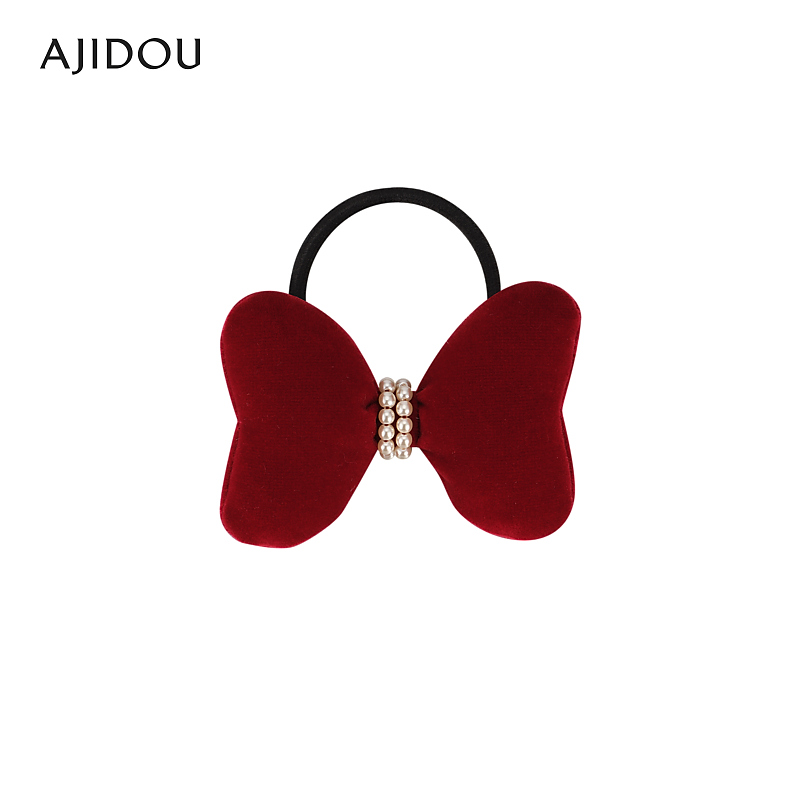 AJIDOU阿吉豆可爱休闲时尚蝴蝶结发圈