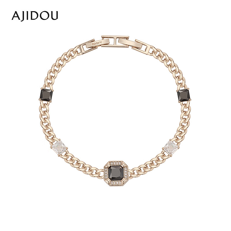 合金合成锆石手链 AJIDOU阿吉豆光影都市系列潮酷时尚手链女款