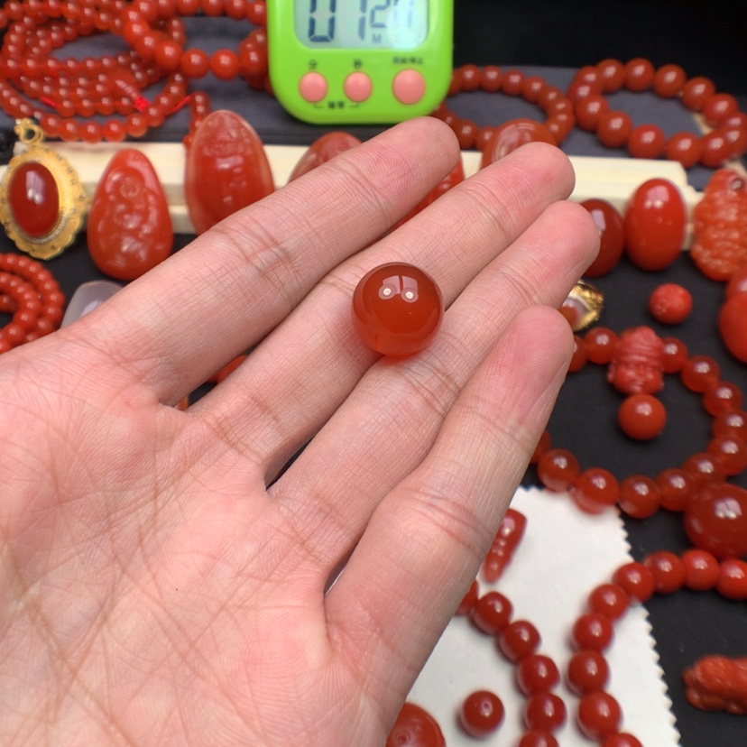 【闪购商品】南红玛瑙手链未镶嵌紫**峰