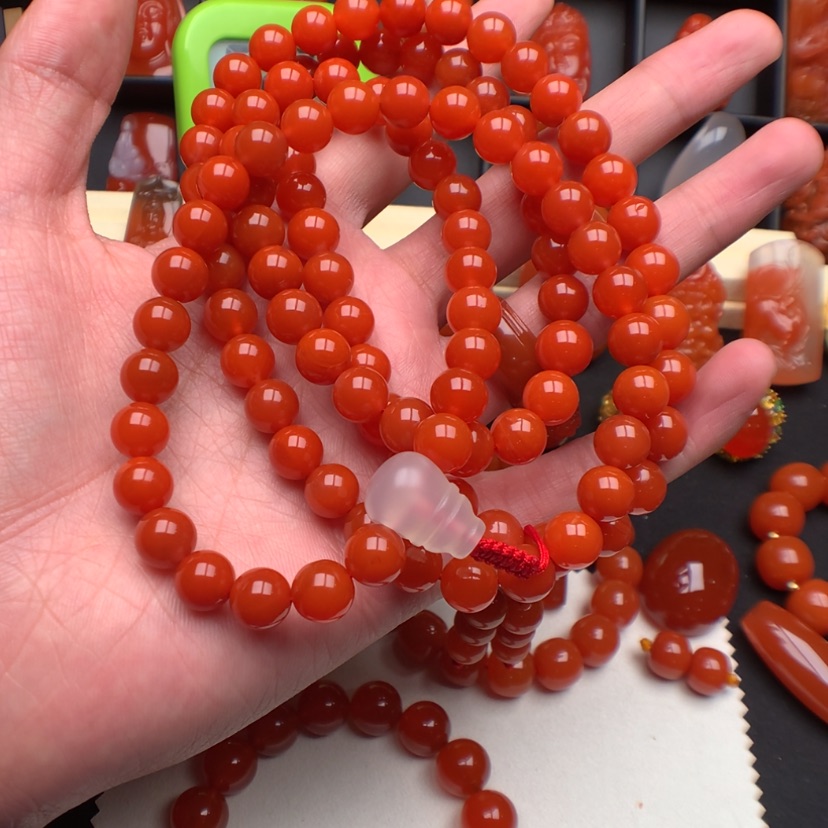 【闪购商品】南红玛瑙手链未镶嵌啦***啦