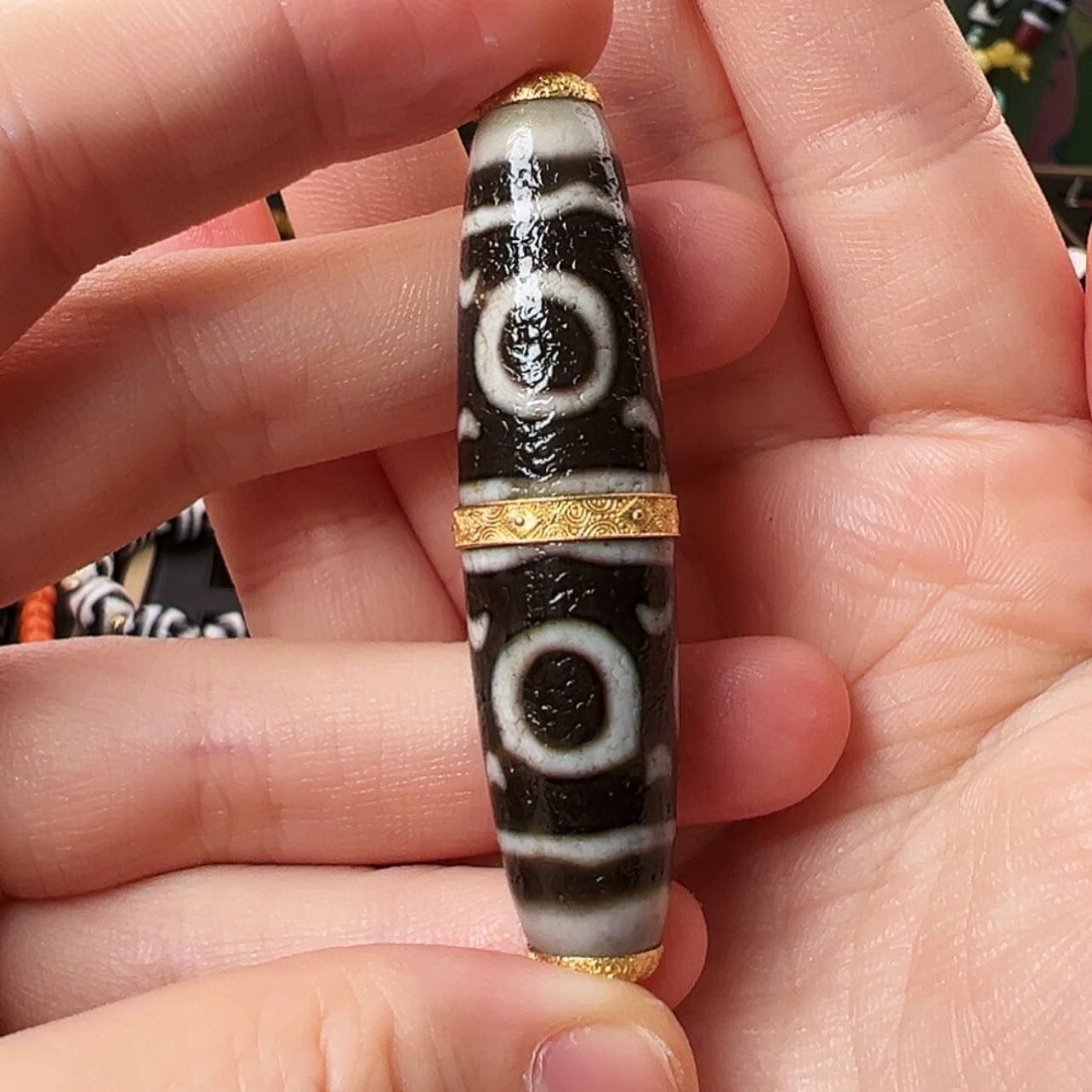 【闪购商品】玛瑙/玉髓颈饰18K金镶嵌暖*